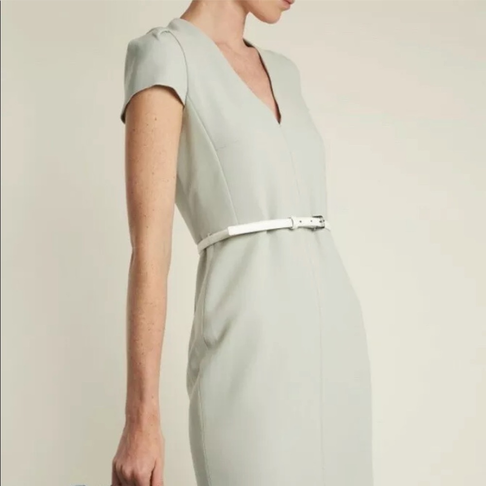 Max Mara pale mint wool dress US6 MSRP $990.00